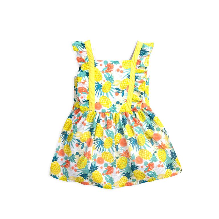 TUTTO PICCOLO Vestito multicolor stampa ananas-palme – Scaglione Kids