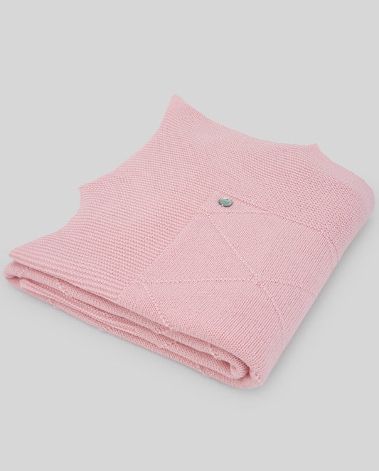 PAZ RODRIGUEZ Coperta Lana merino Extrafine Rosa AI24