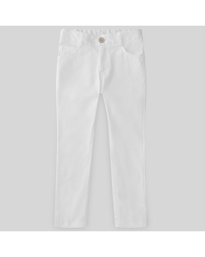 PAZ RODRIGUEZ Pantalone Cotone Bianco