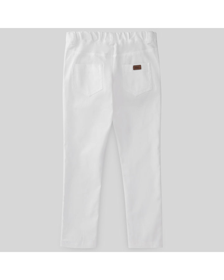 PAZ RODRIGUEZ Pantalone Cotone Bianco