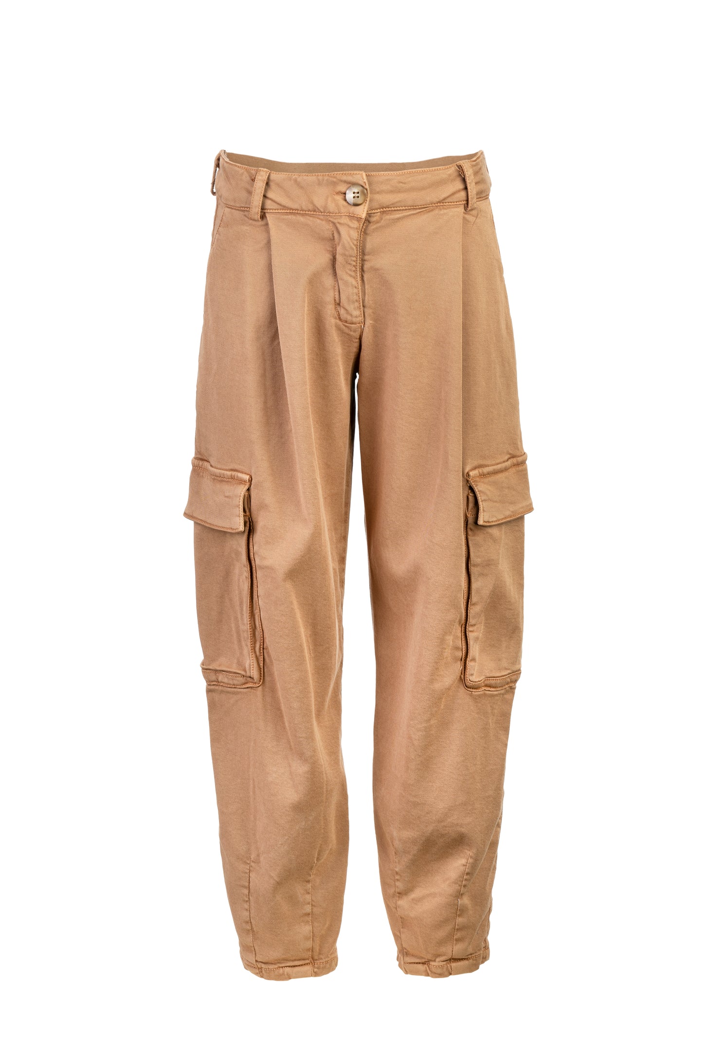 ELSY Girl Pantalone Cargo Cammello Autunno-Inverno