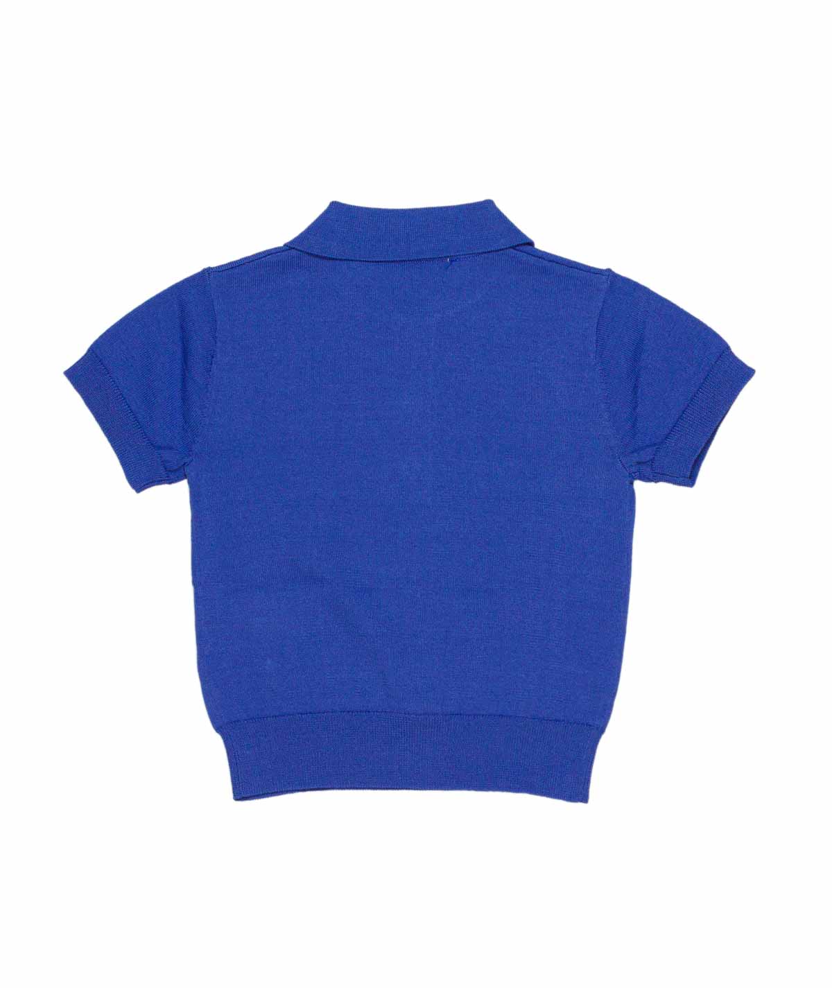 MANUEL RITZ Maglia Polo Manica Corta Baby Indaco