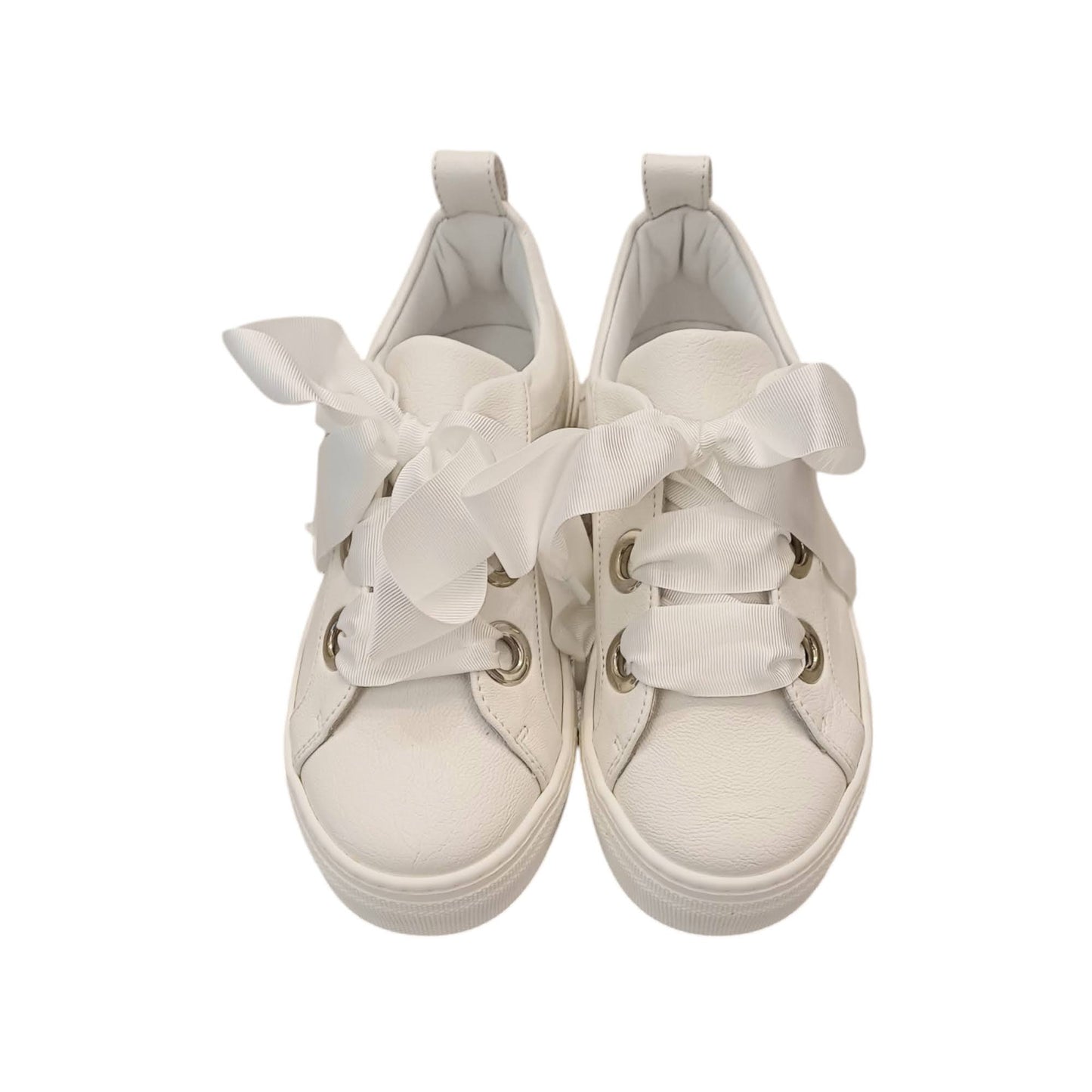 COLORICHIARI Sneakers Stringate Pelle Bianco Latte