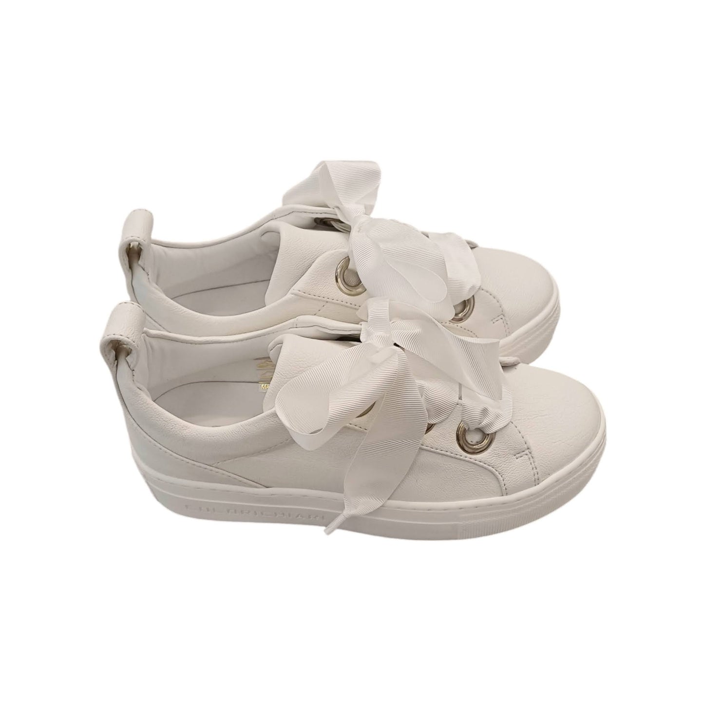 COLORICHIARI Sneakers Stringate Pelle Bianco Latte